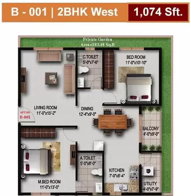 Floor plan for S V Signature